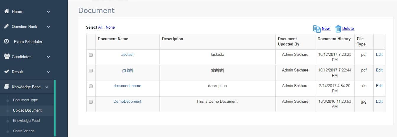 How to Upload Documents ? - Online Skill Assessment | Online Exam ...