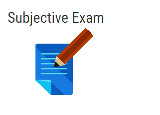 Subjective Online Exam Result