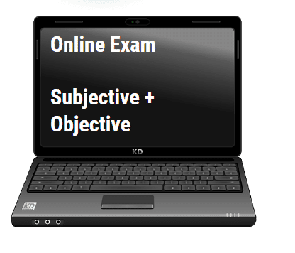 Subjective and Objective online Exam