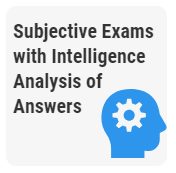 Subjective Online Exams with Intelligence Analysis of Answers
