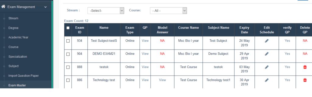 Exam Master for Correcting papers online