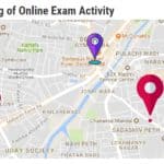 What is Geo Tagging of the User during Online Exam?