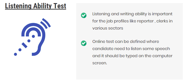 Listening Ability Test Assessment