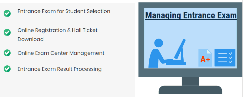 Managing Entrance Exam of Education Institute and universities