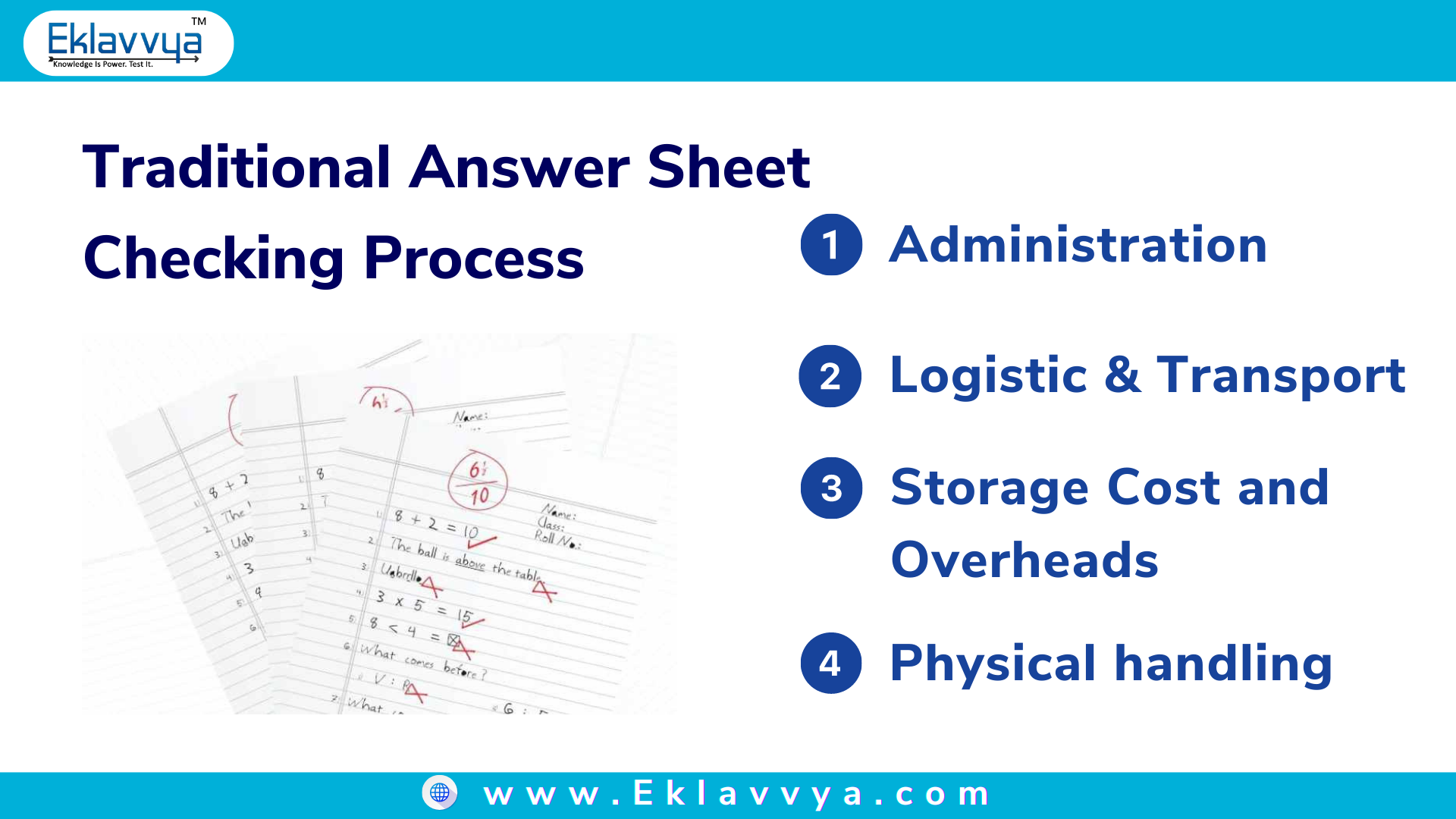 traditional answer sheet checking