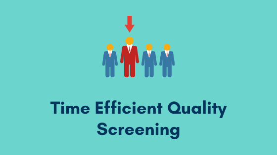 Faster candidate screening