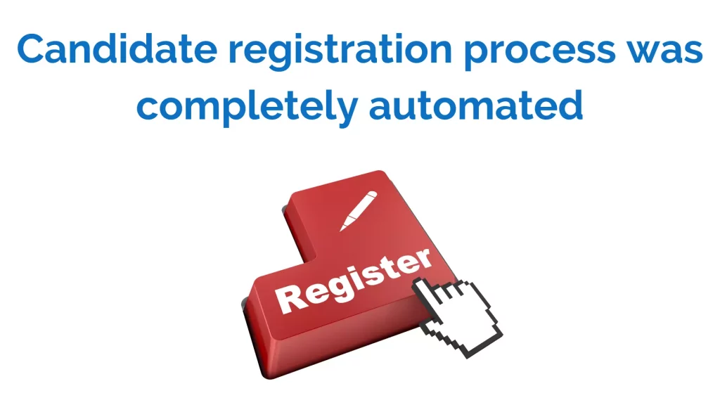 Candidate registration automation