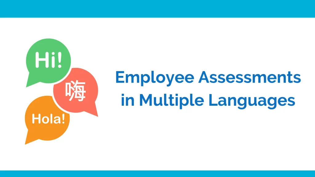 Employee Assessments in multiple languages
