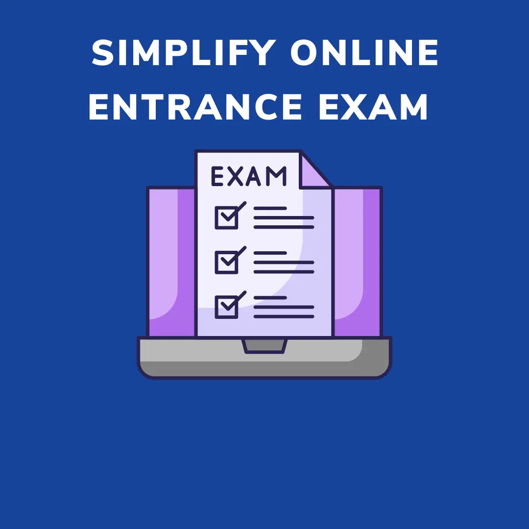 Simplify Online Entrance exam