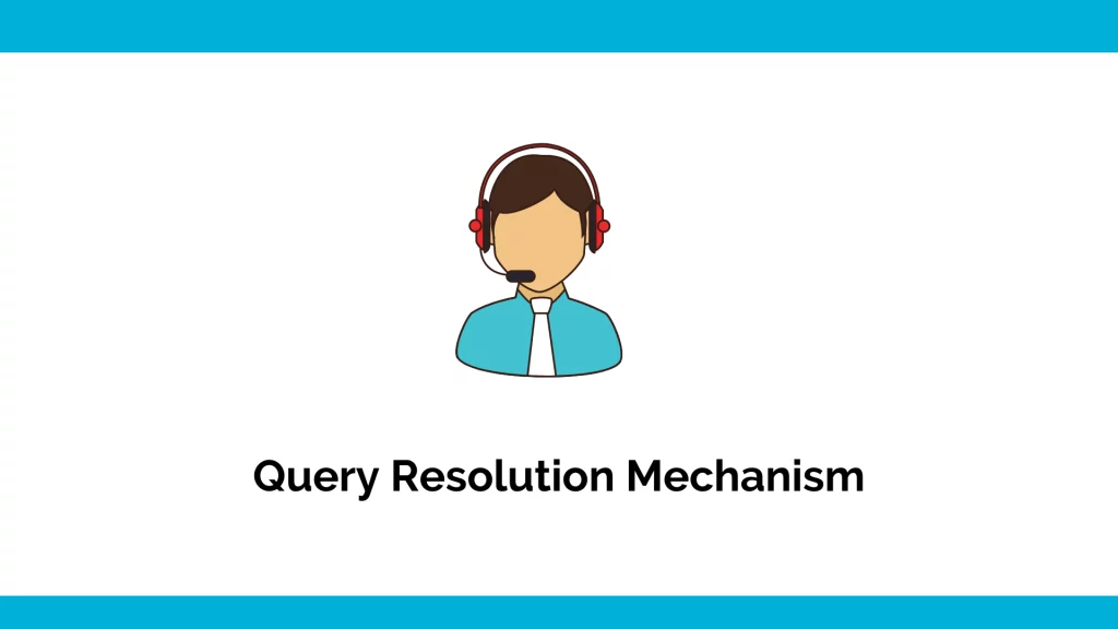 Query resolution mechanism for online paper checking system