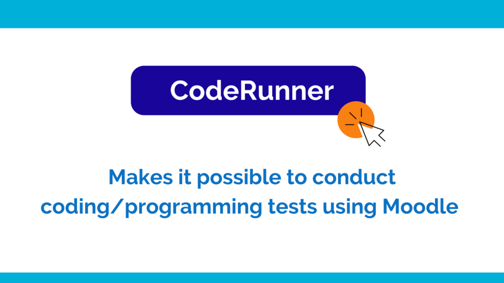Coderunnner for conducting online coding tests with Moodle