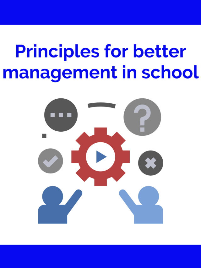 4 Principles of Corporates for Better Management of Schools