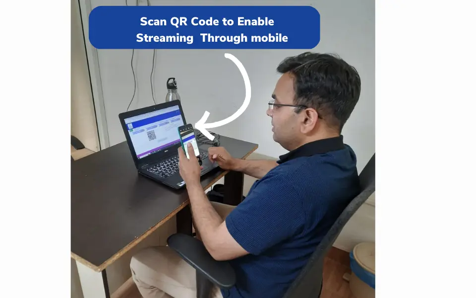 QR Code Scanning to Enable Mobile Camera Streaming