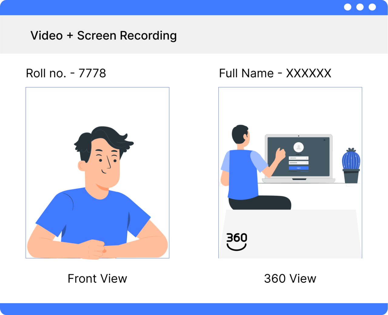 360-Degree Proctoring - Dual Camera Exam Security | Eklavvya
