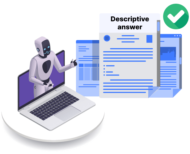 AI descriptve answer evaluation Eklavvya